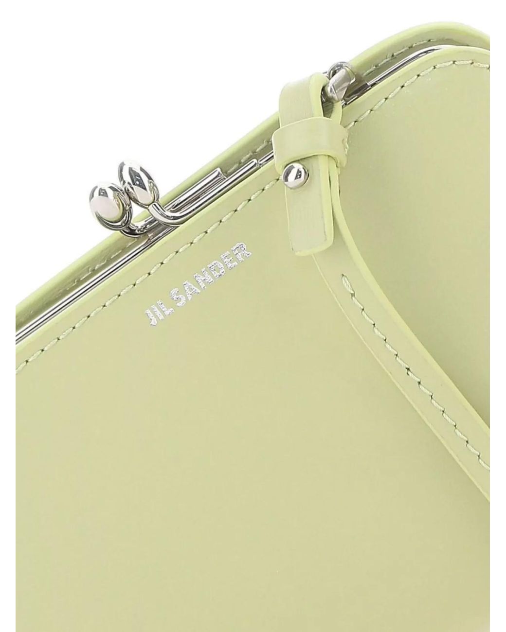 Jil Sander Natural Goji Micro Leather Crossbody Bag