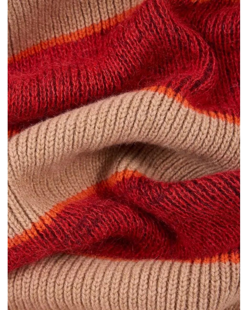 Paul Smith Red Mohair Scarf
