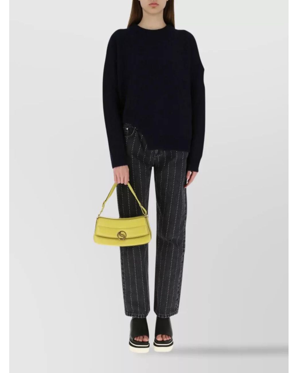Stella McCartney Yellow Alter Mat Shoulder Bag