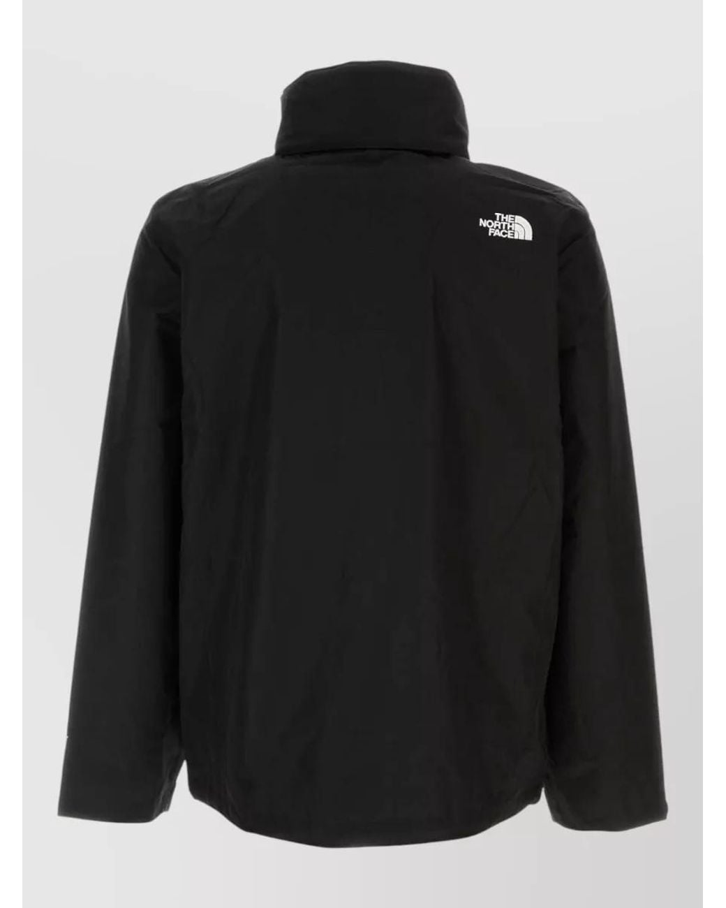 The North Face Black Polyester Hooded Raincoat for men