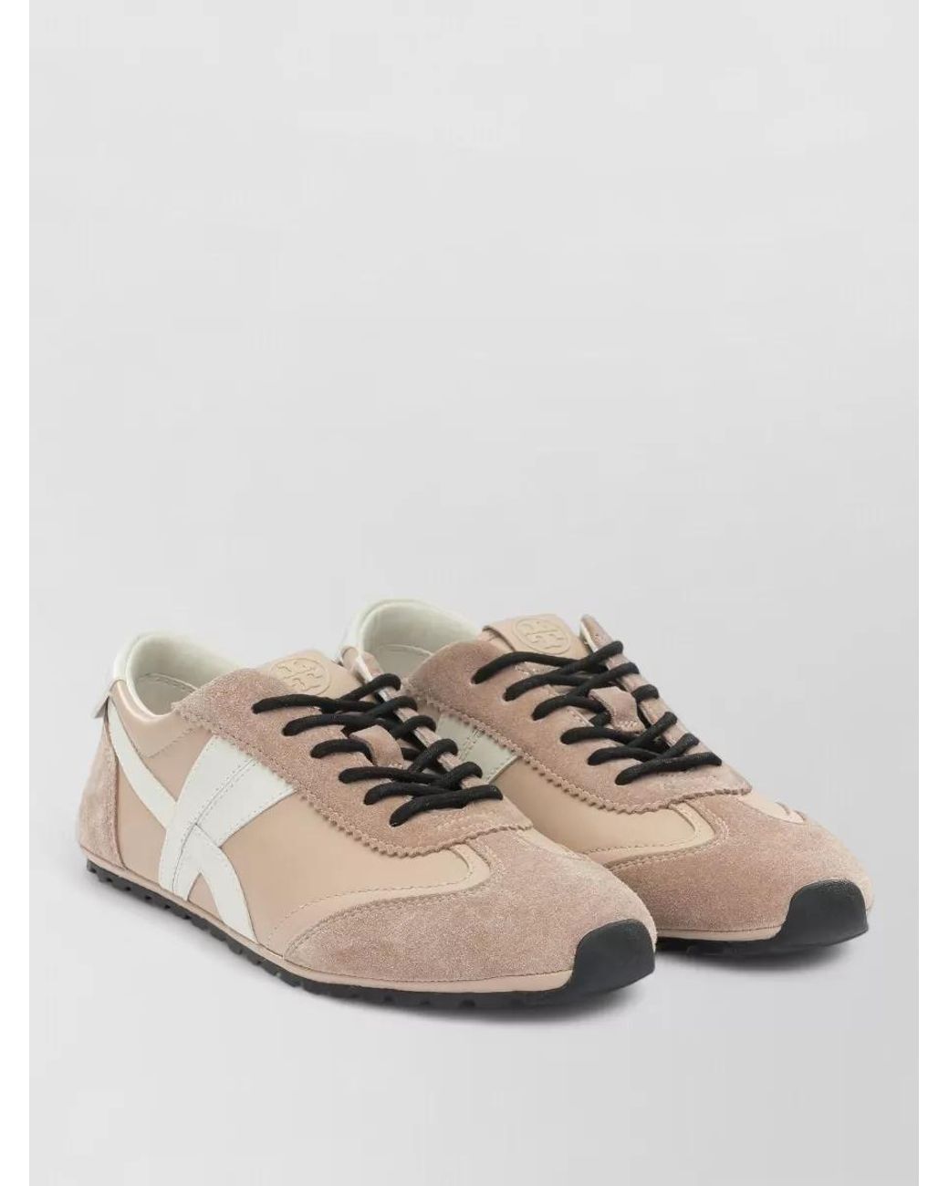 Tory Burch Natural Leather Sneakers