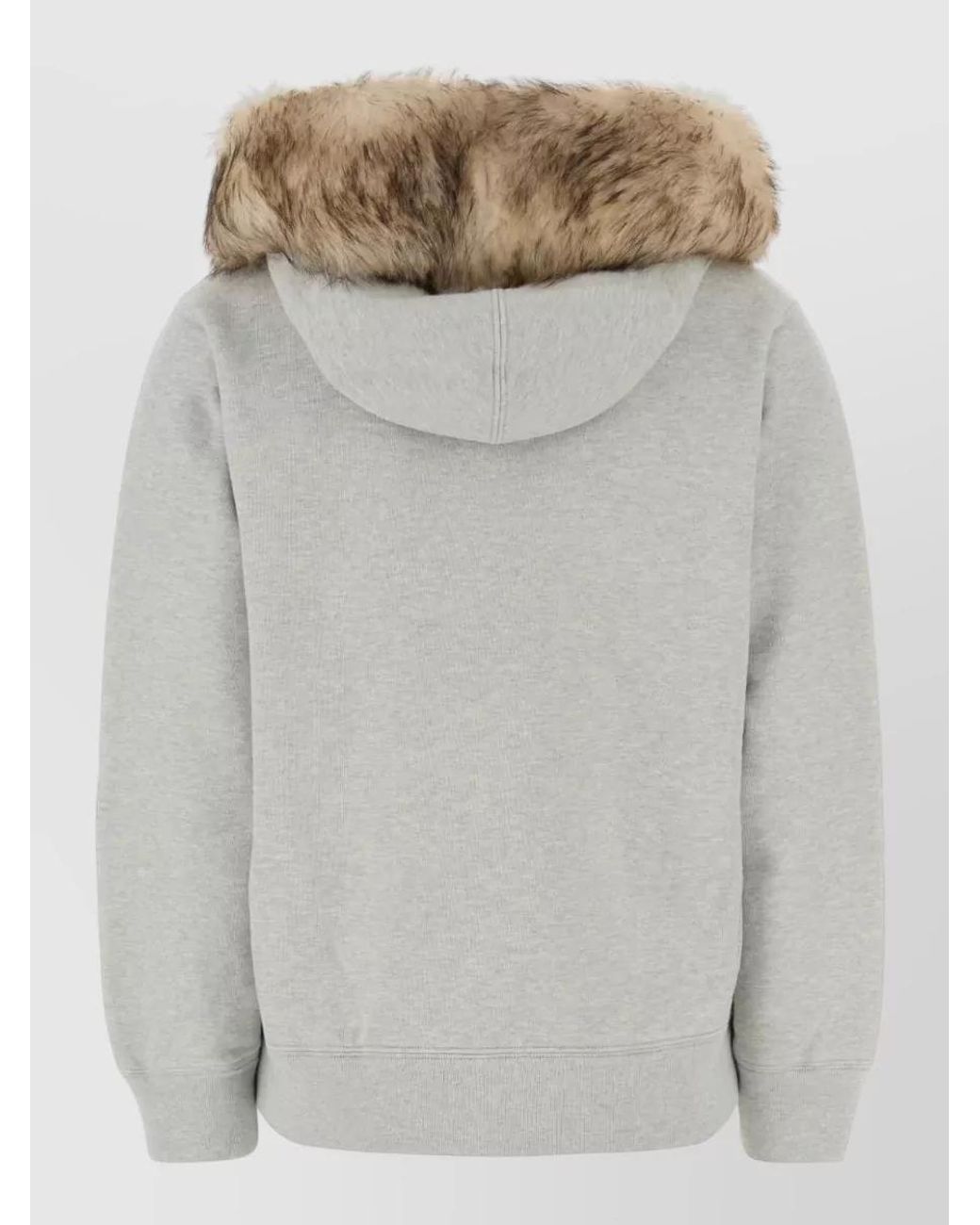 Prada Gray Cotton Hoodie