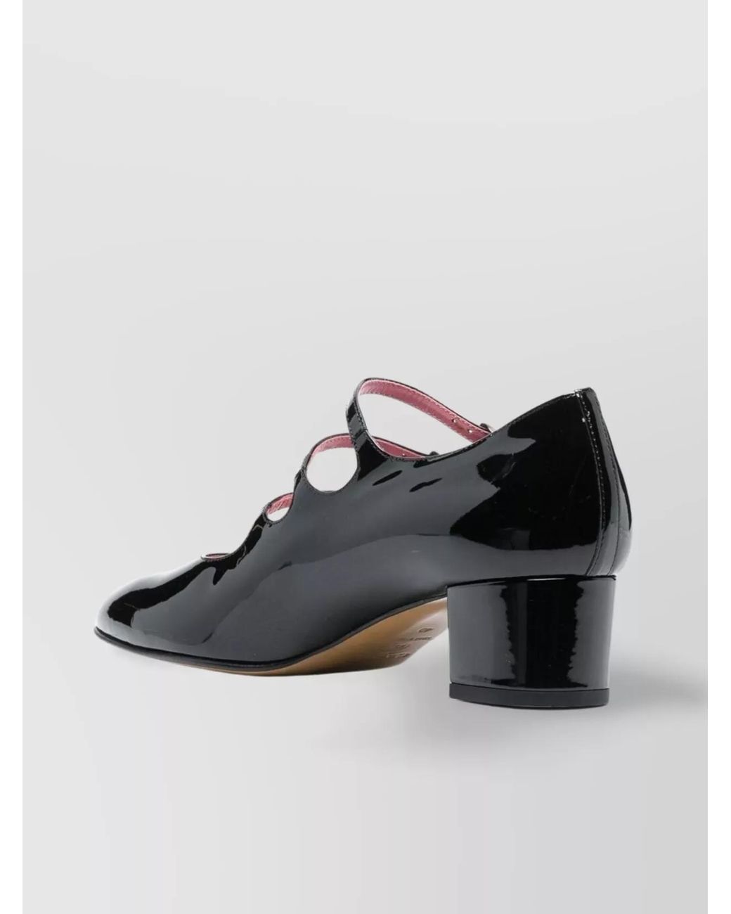 CAREL PARIS Multicolor Patent Leather Buckled Pumps