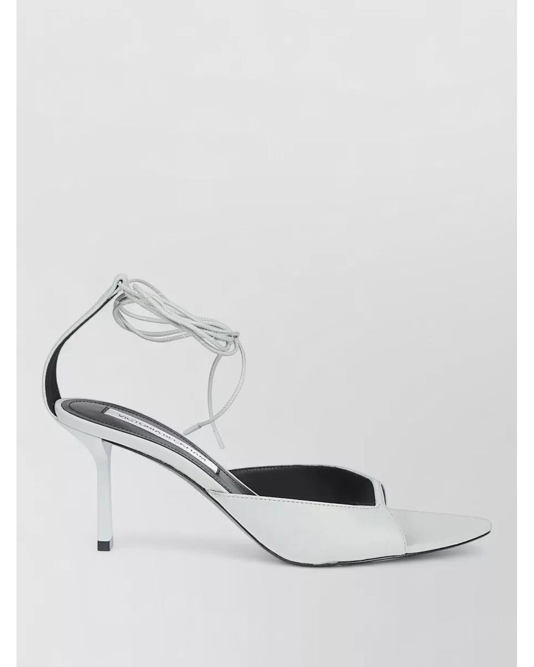 Victoria Beckham White 75Mm Eliza Stiletto Sandals