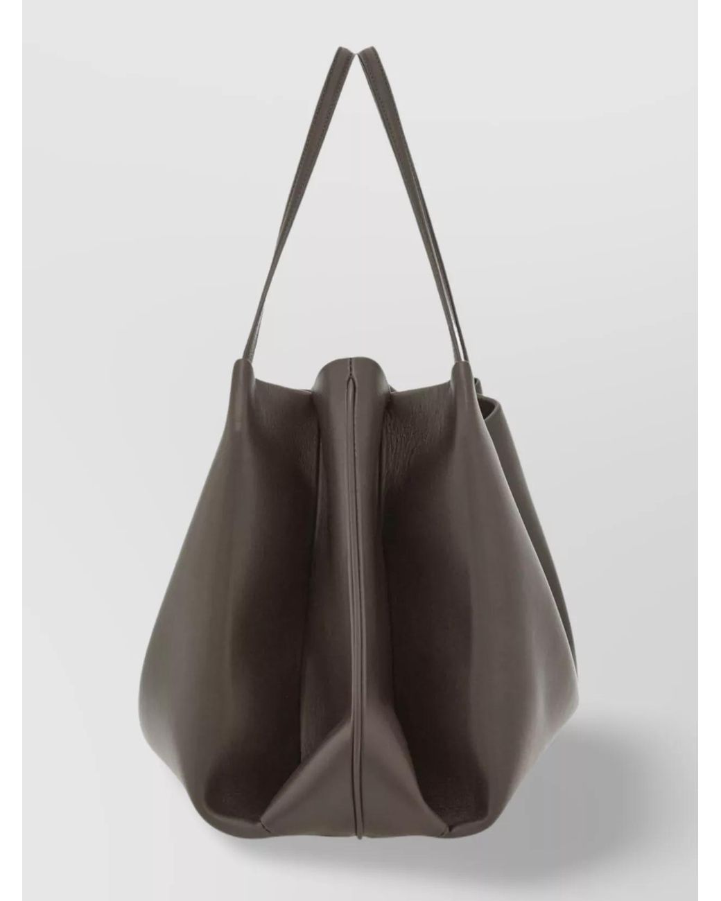 Ferragamo Brown Gancini Leather Shoulder Bag