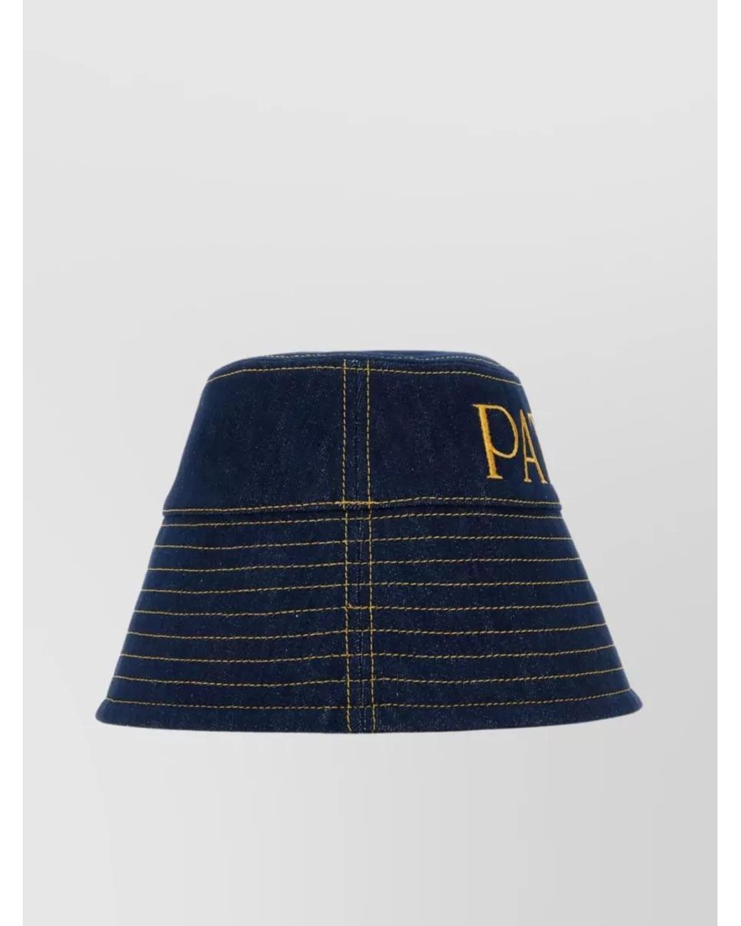 Patou Blue Denim Bucket Hat