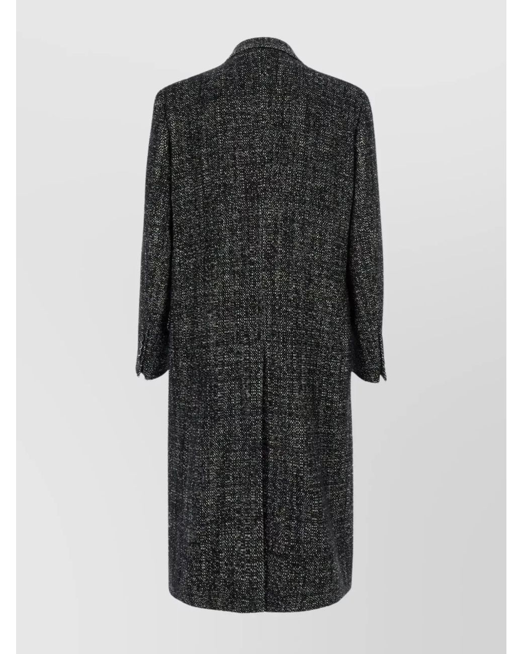 Dolce & Gabbana Black Long Coat for men