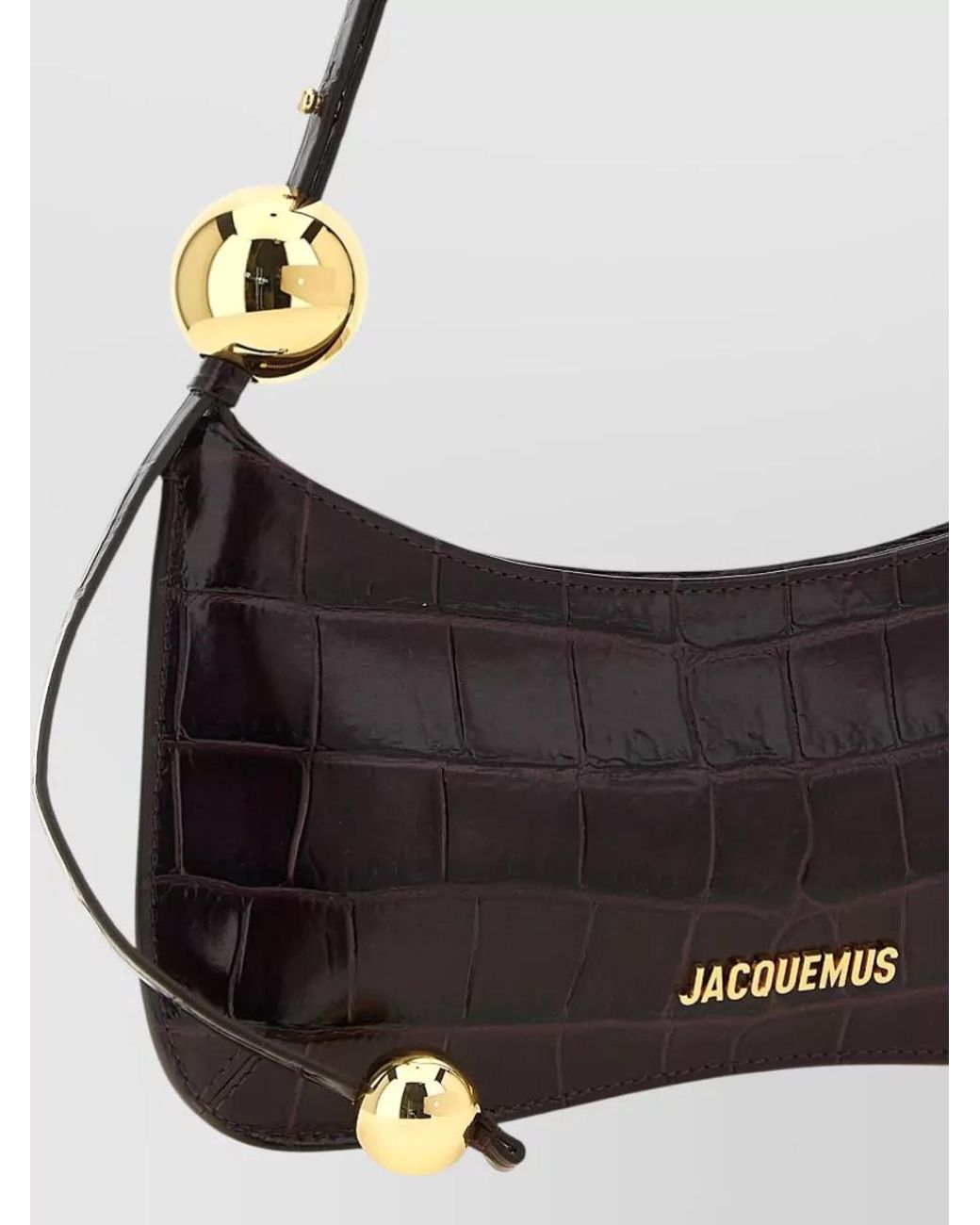Jacquemus White Le Bisou Leather Clutch Bag