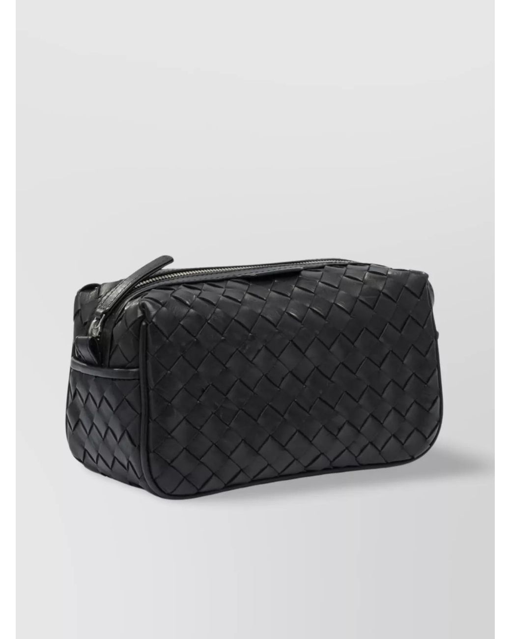 Officine Creative Black Leather Beauty Case for men