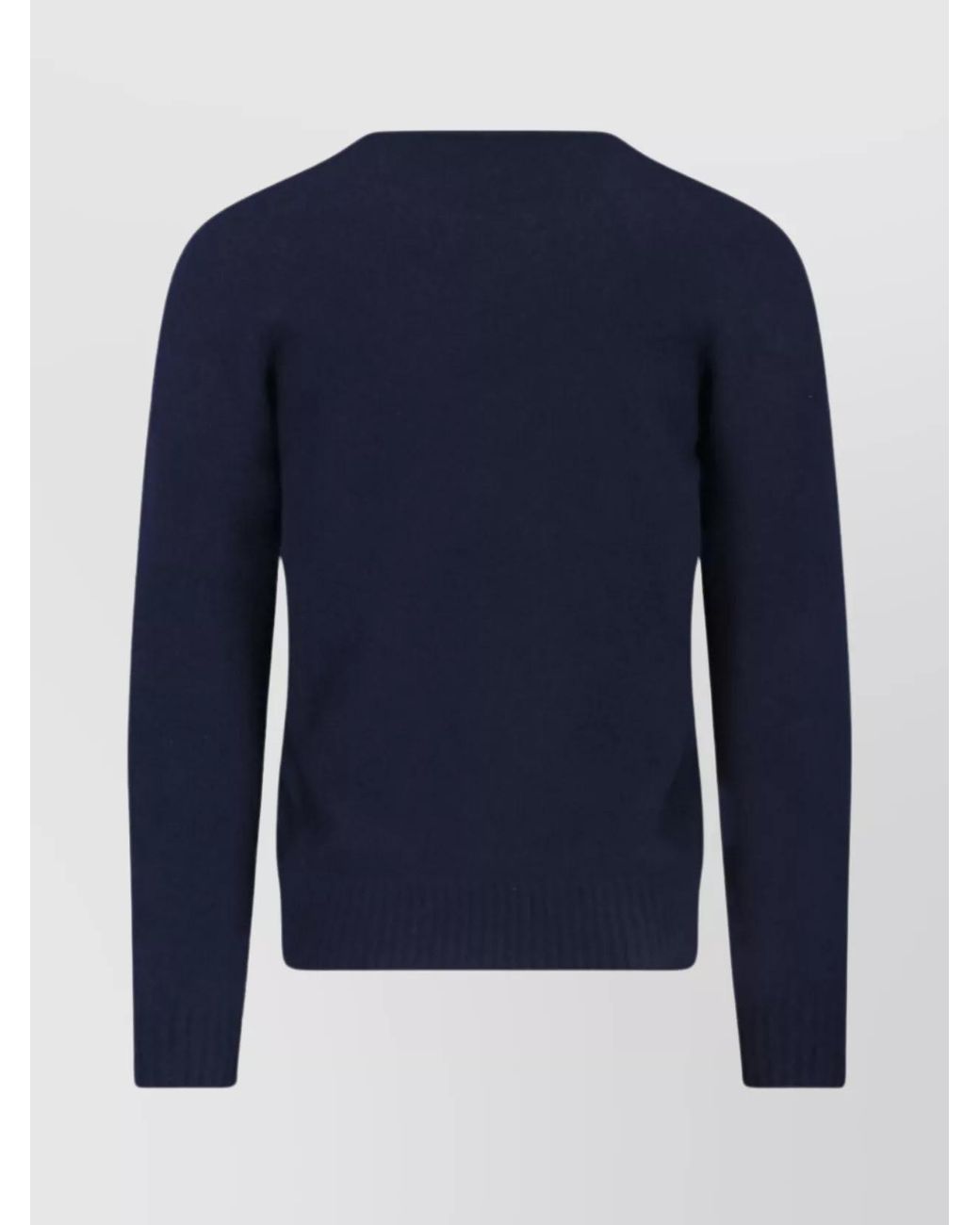Drumohr Blue Cashmere Crewneck Jumper for men