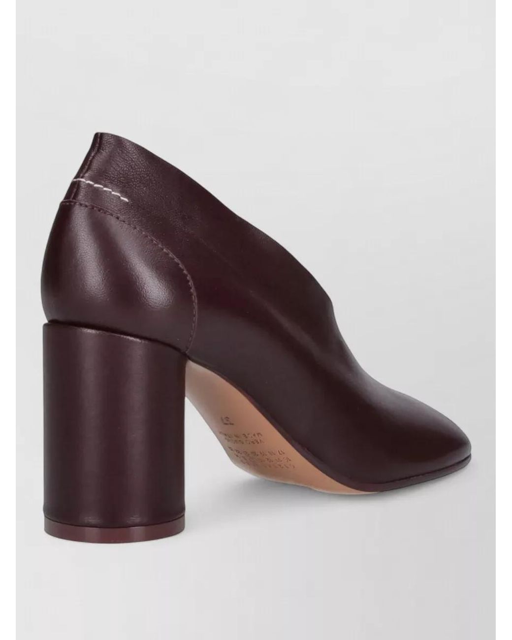 MM6 by Maison Margiela Purple Nappa Leather Anatomic Court Shoes