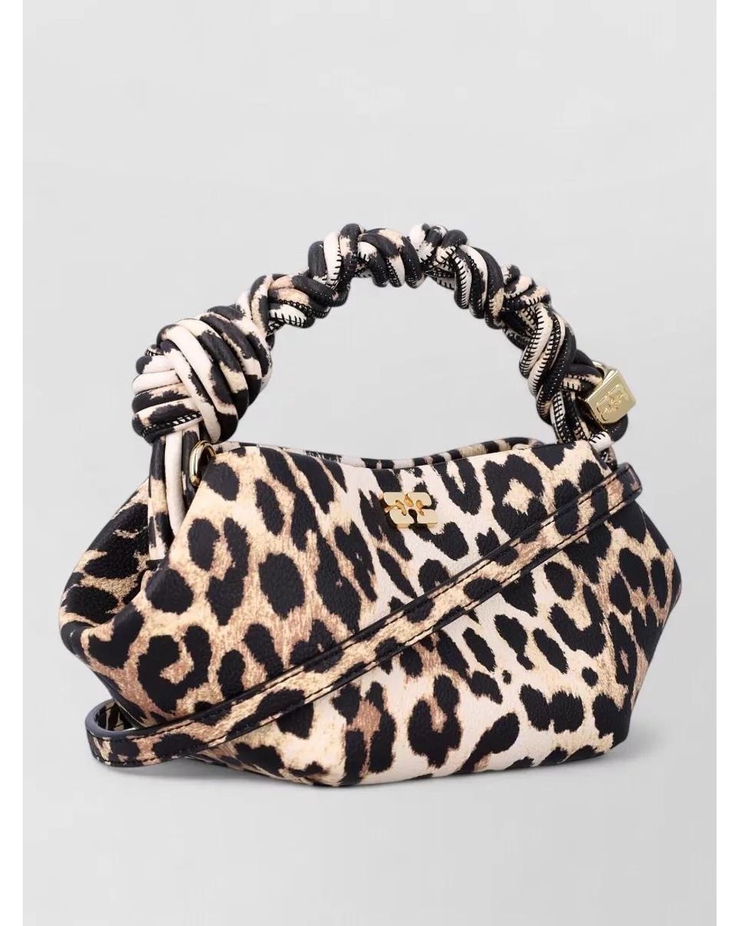Ganni Multicolor Bou Mini Grained Shoulder Bag