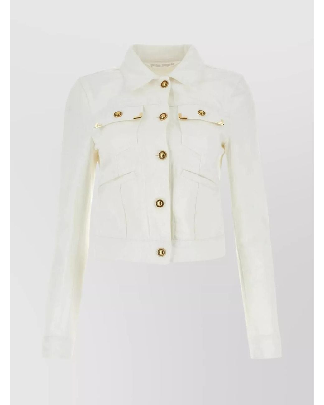 Palm Angels Natural Denim Jacket