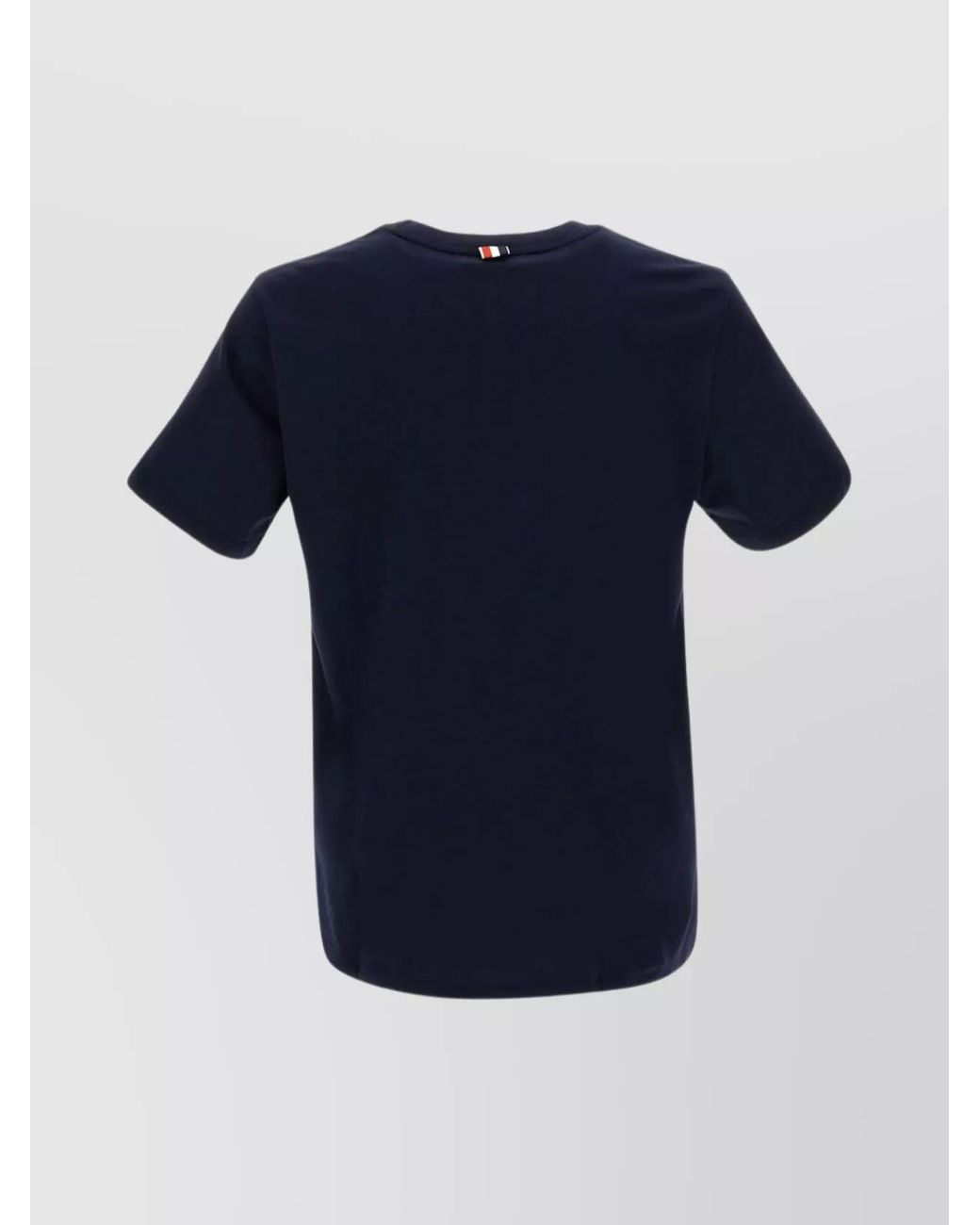 Thom Browne Blue Cotton Relaxed-Fit Short-Sleeve T-Shirt for men
