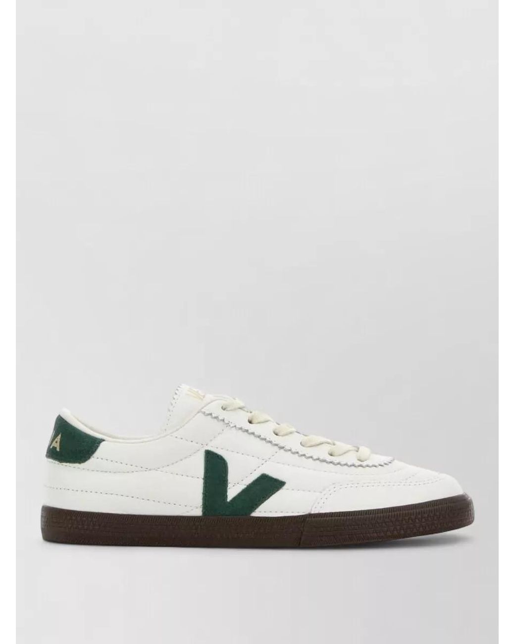 Veja White Leather Low-Top Sneakers for men