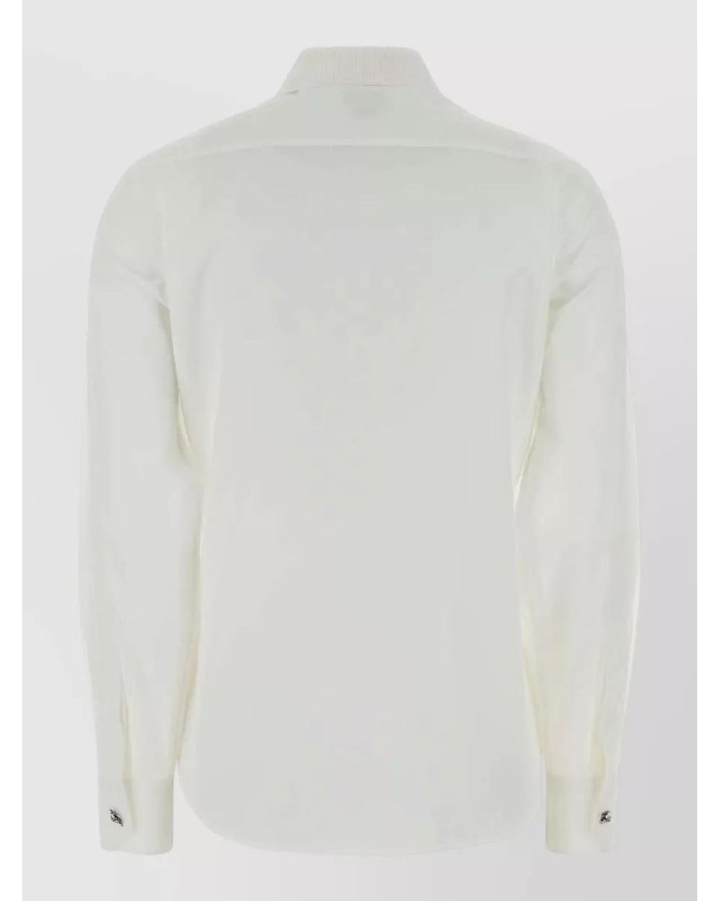 Burberry White Cotton Poplin Shirt