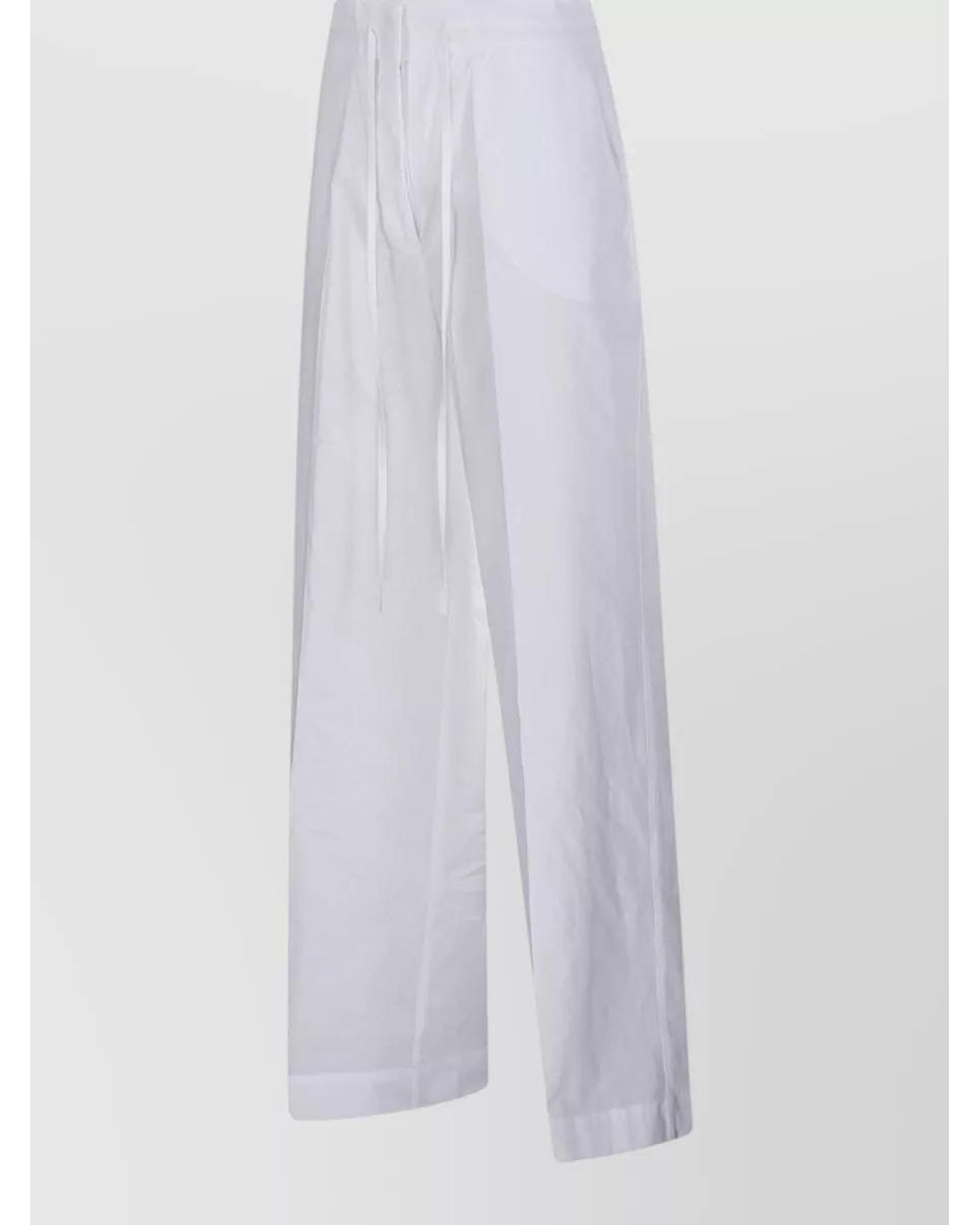 P.A.R.O.S.H. White Cotton Lounge Trousers