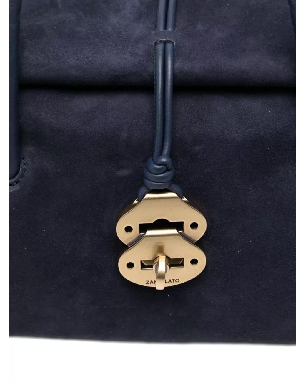 Zanellato Blue Leather Shoulder Bag