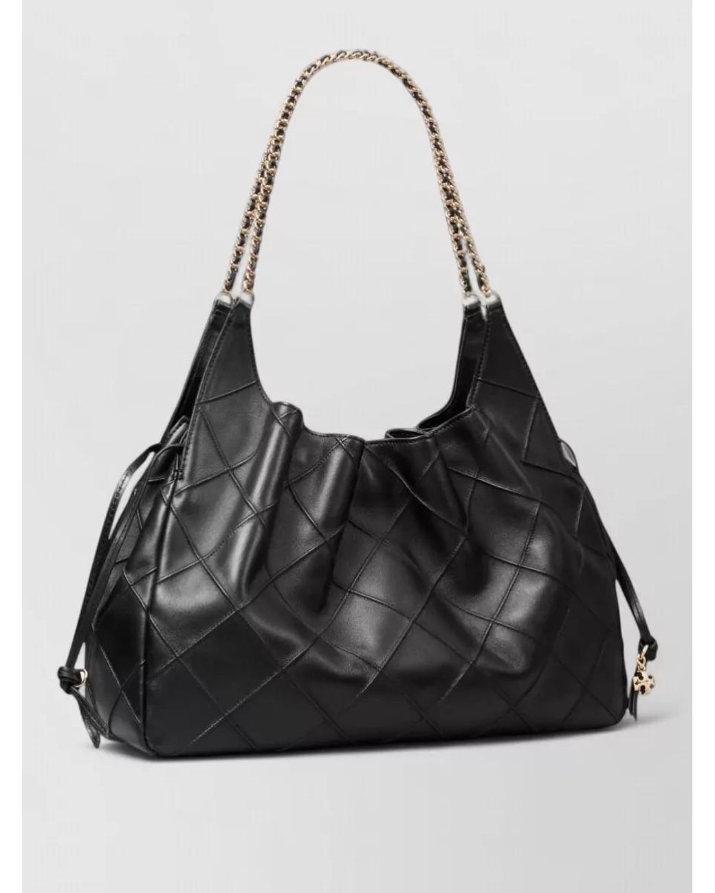Tory Burch Black Fleming Large Leather Tote Bag