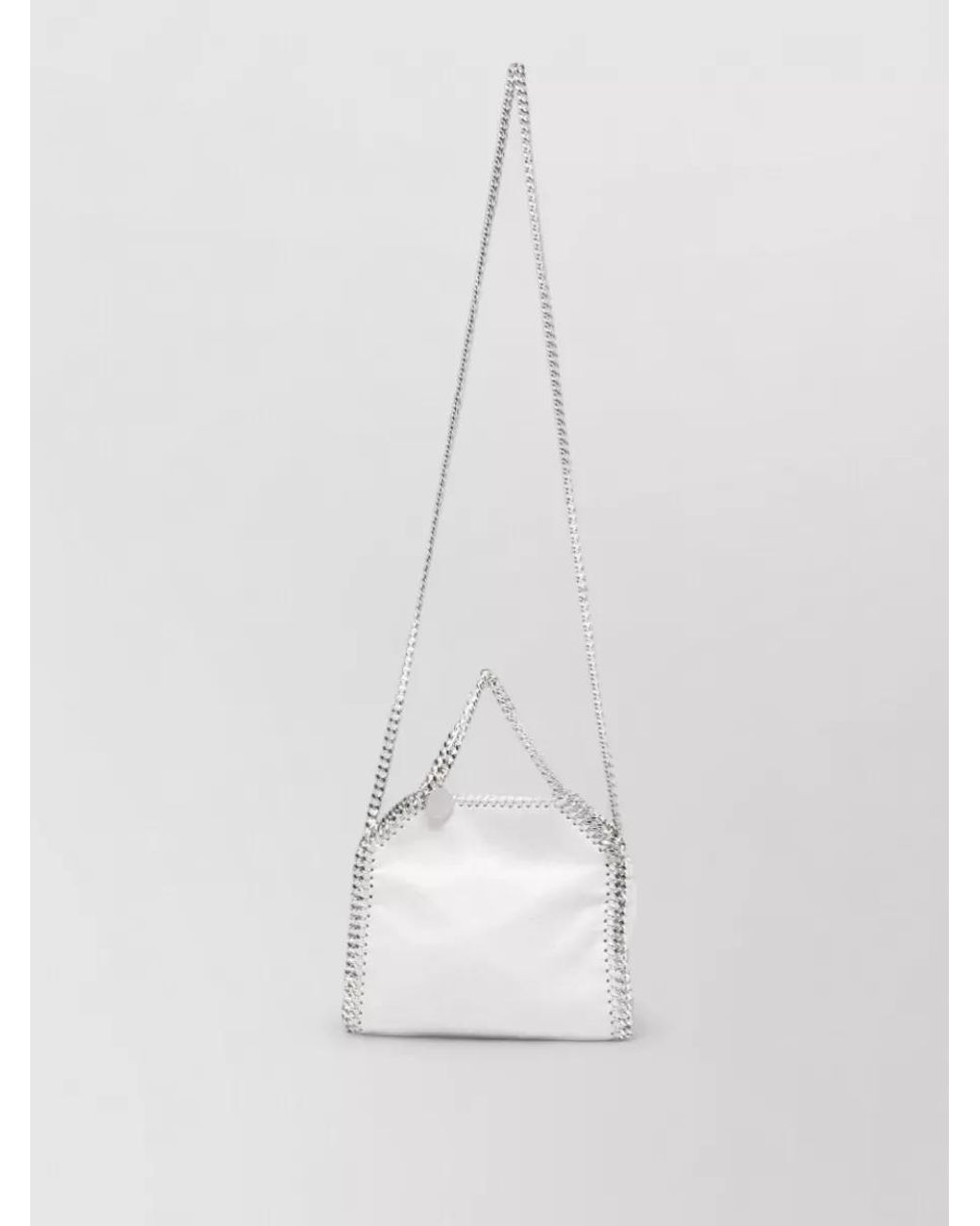Stella McCartney White Falabella Tiny Shoulder Bag
