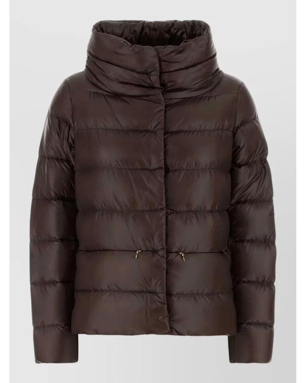 Herno Brown Quilted Down Puffer Jacket