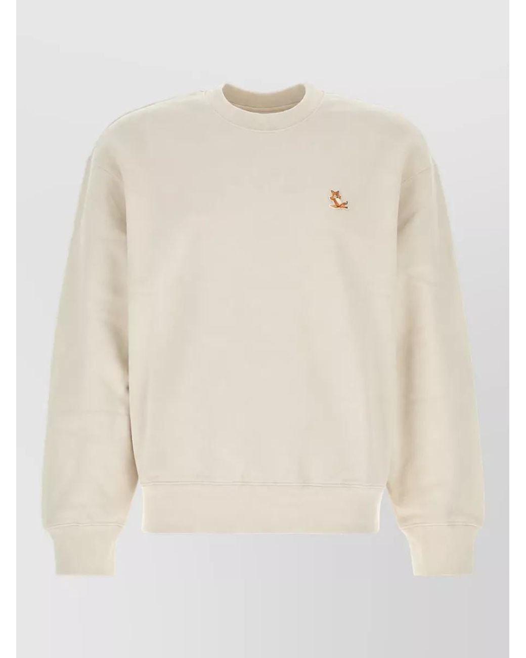 Maison Kitsuné Natural Cotton Sweatshirt for men