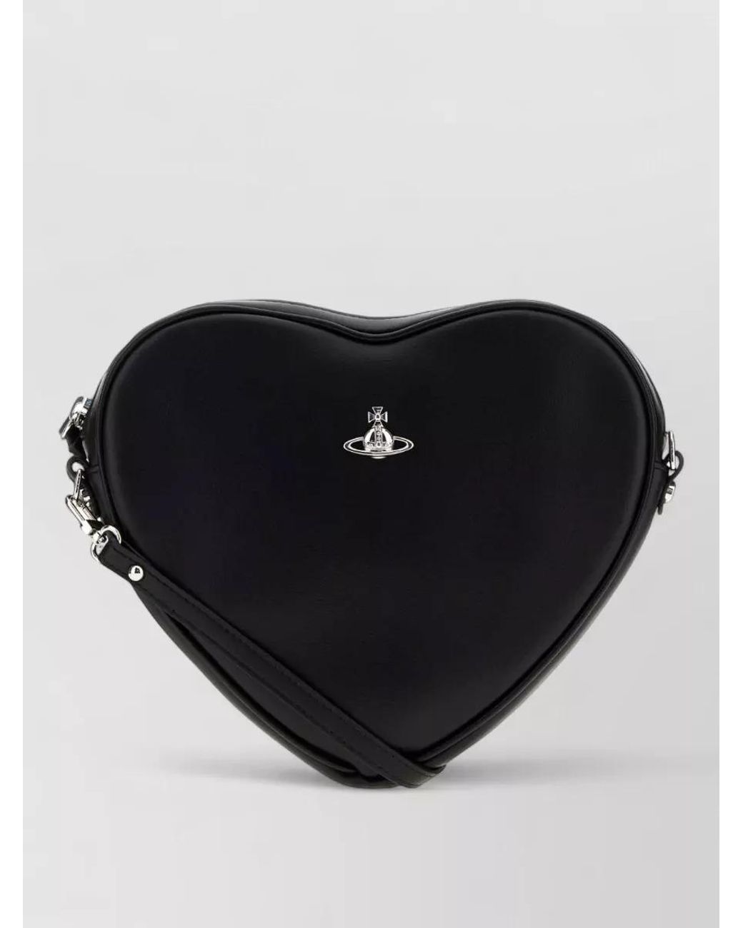 Vivienne Westwood Black New Heart Mini Clutch Bag
