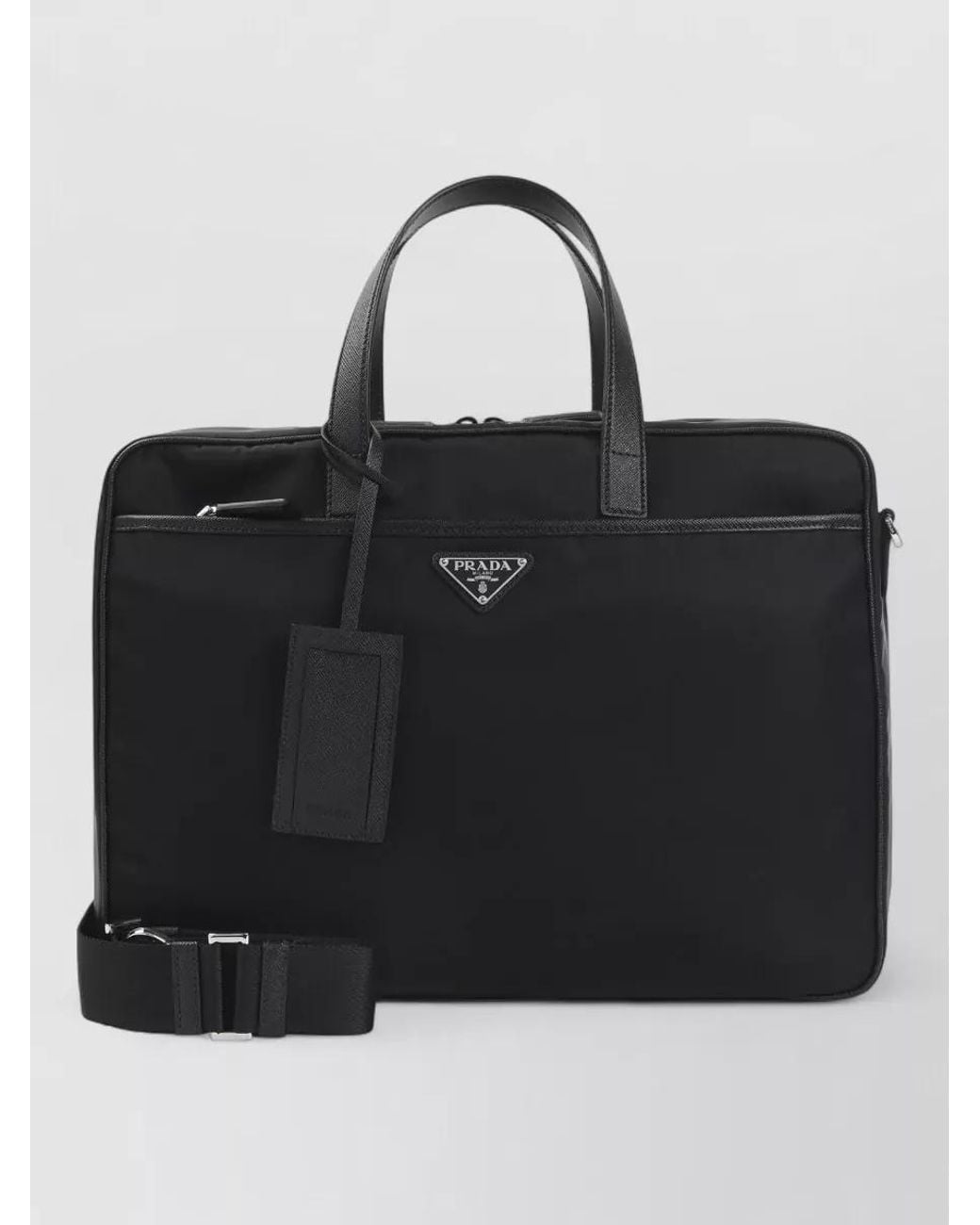 Prada Black Explore Laptop Bag