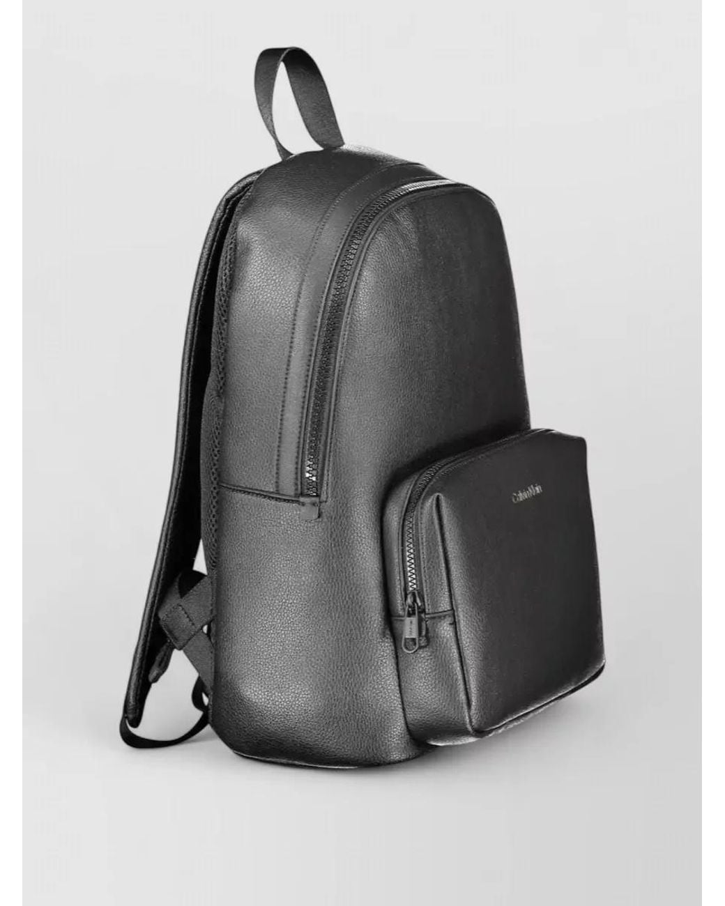 Calvin Klein Gray Pebbled Backpack for men