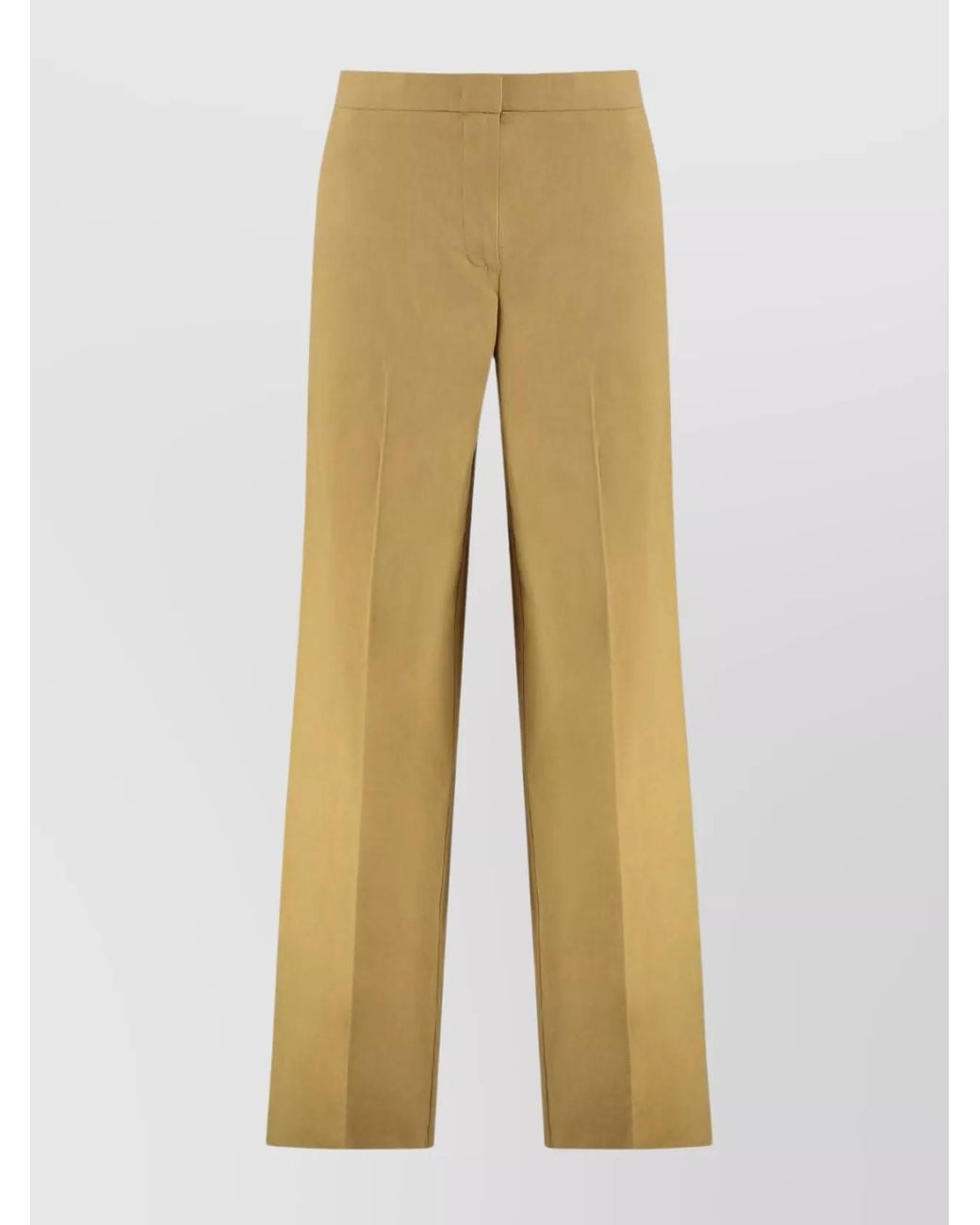 Pinko Natural Linen Wide-Leg Trousers