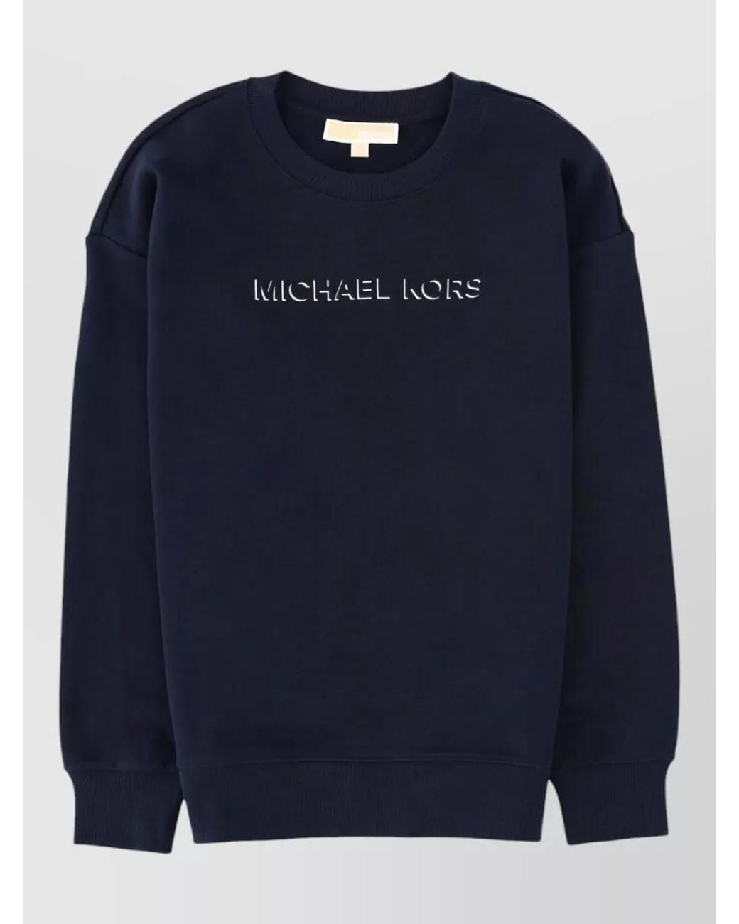 Michael Kors Blue Logo-Print Sweatshirt