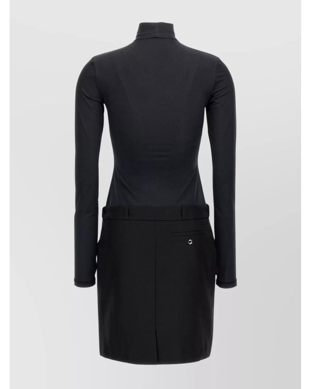 Coperni Blue Hybrid Mini Dress