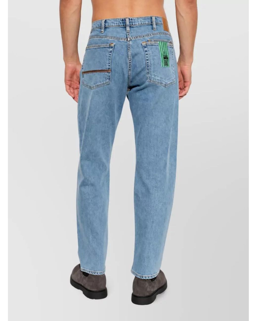 Paul Smith Blue Relaxed-Fit Denim Jeans for men