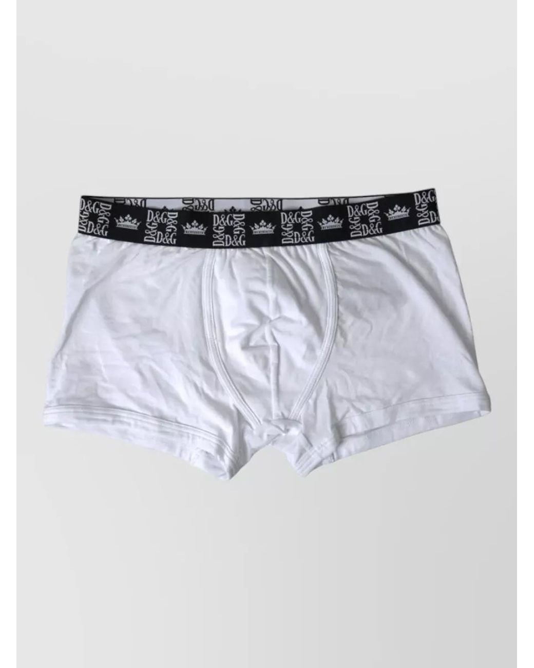 Dolce & Gabbana Metallic Silk High-Waist Briefs
