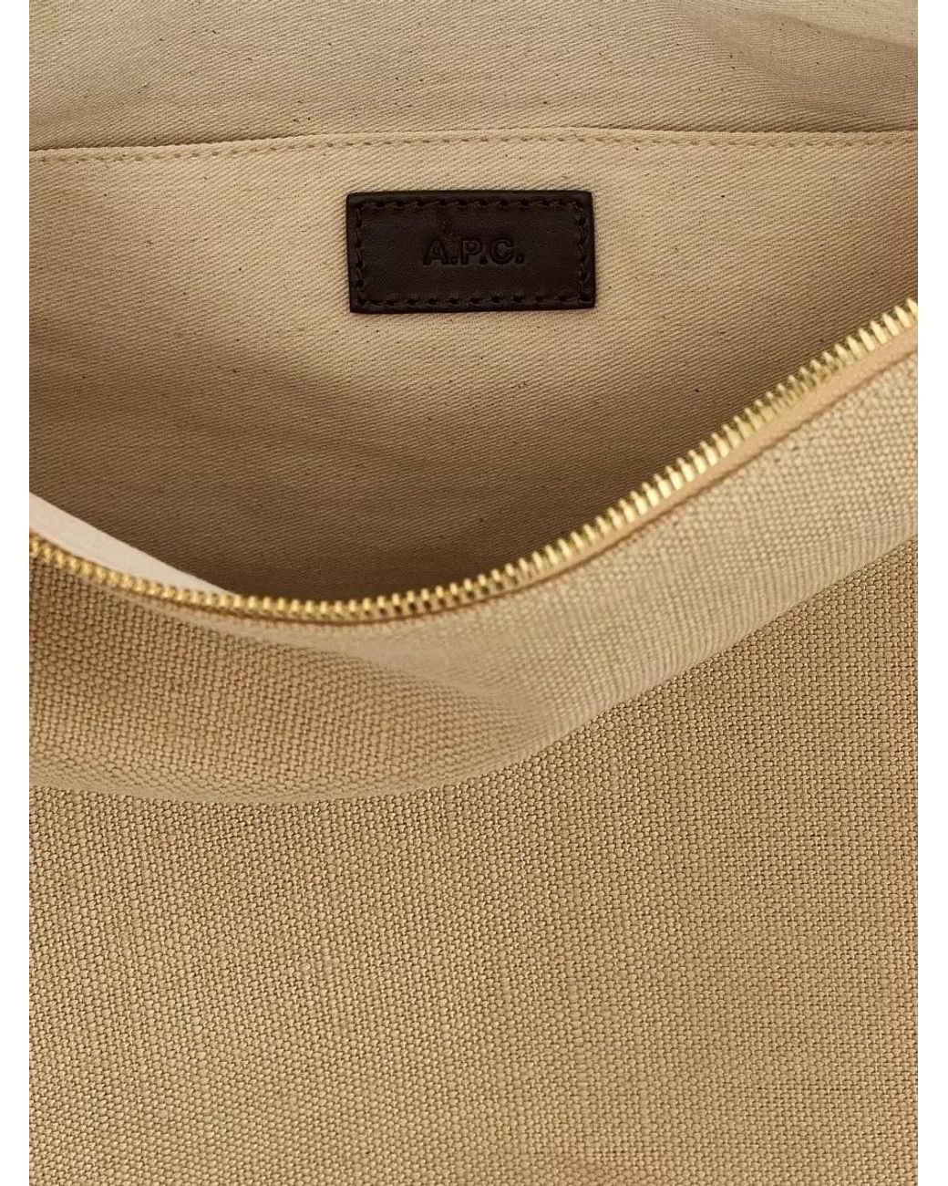 A.P.C. Natural Vera Leather Shoulder Bag