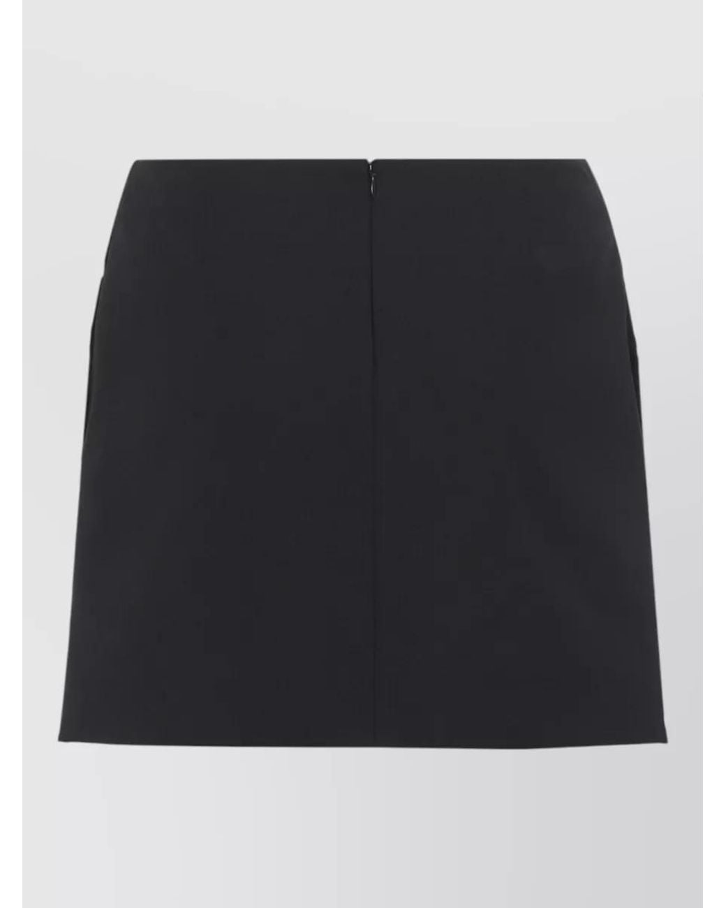 Moschino Black Bow Mini Skirt