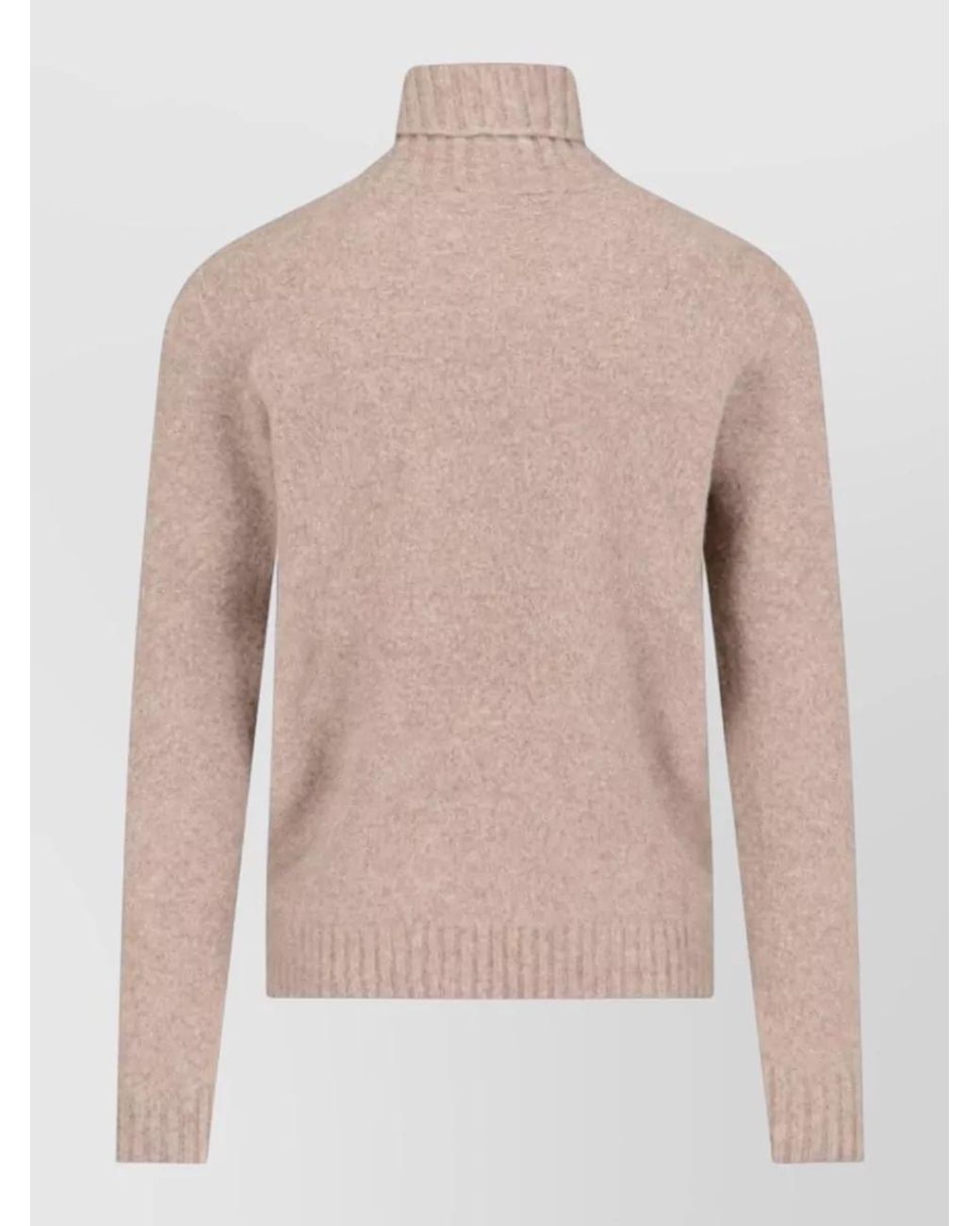 Drumohr Pink Lambswool Crewneck Jumper for men