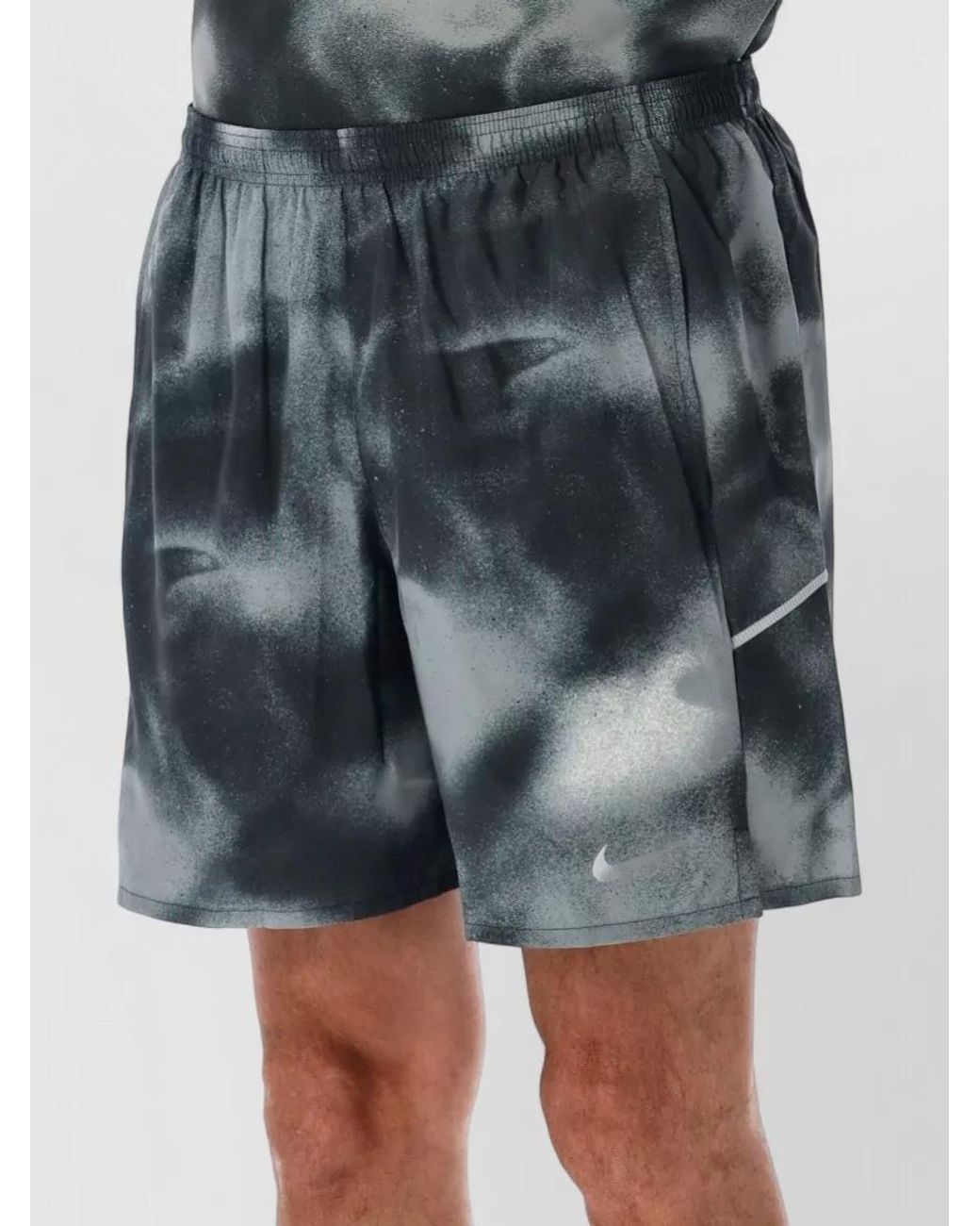 Nike Blue Printed Swimming Trunks for men