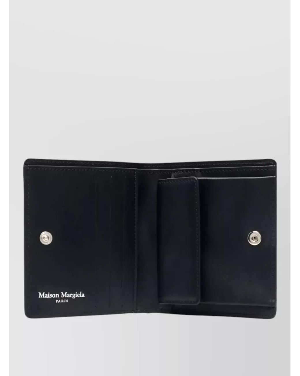 Maison Margiela Black Leather Wallet for men