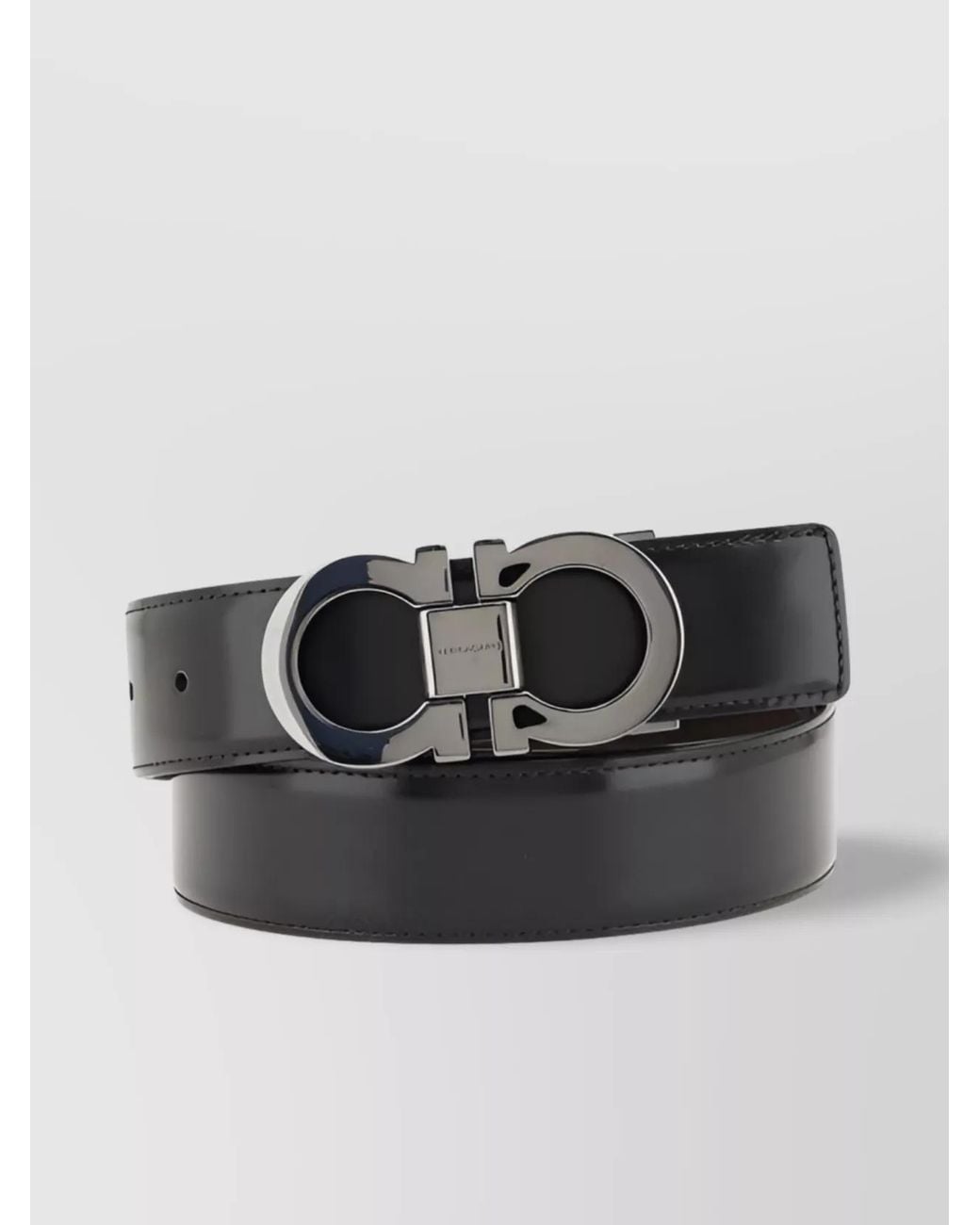 Ferragamo Multicolor Leather Reversible Belt for men
