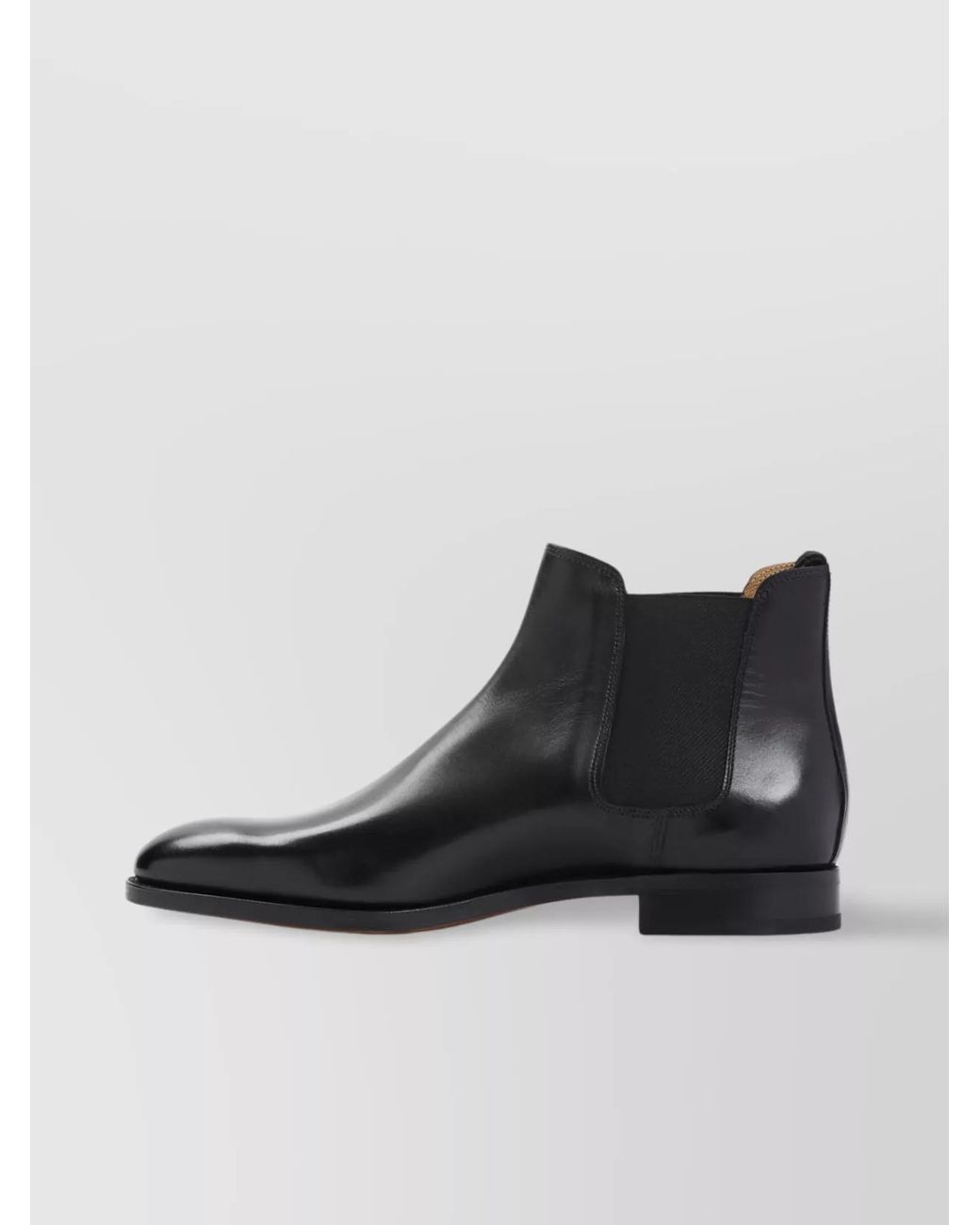 John Lobb Blue Leather Chelsea Boots for men