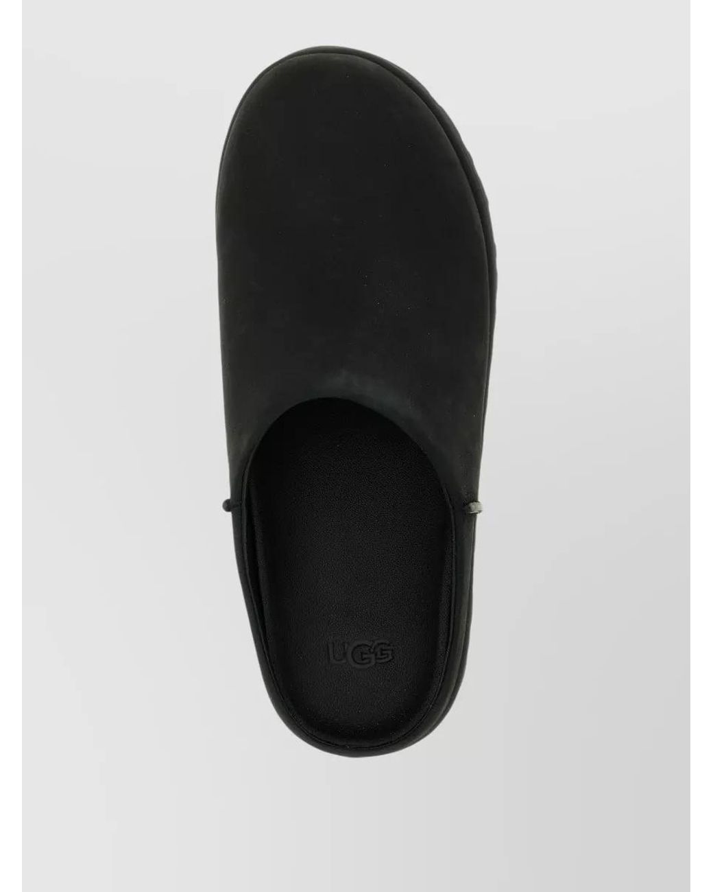 Ugg Black Leather Slippers for men