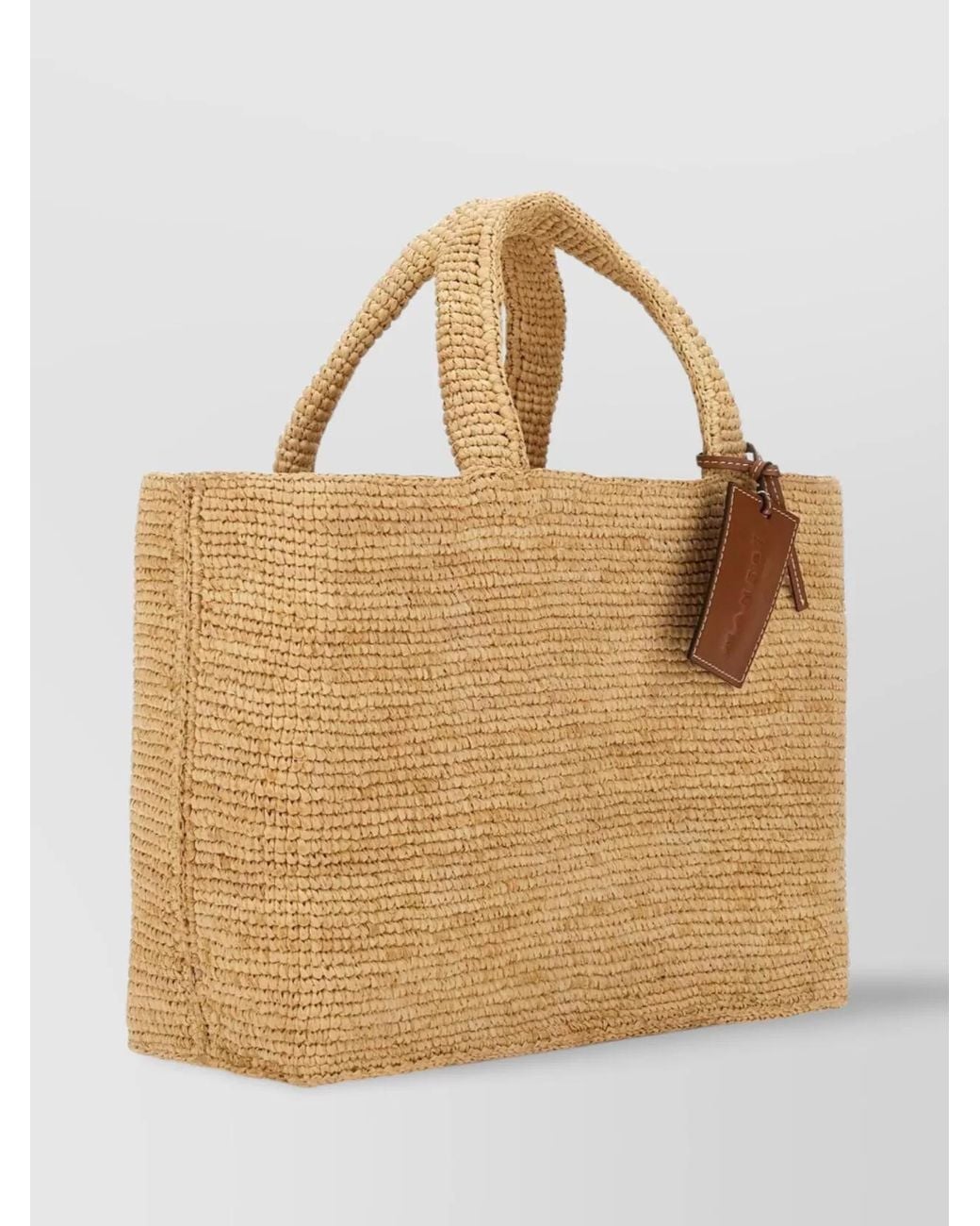 Manebí Natural Sunset Medium Raffia Tote Bag