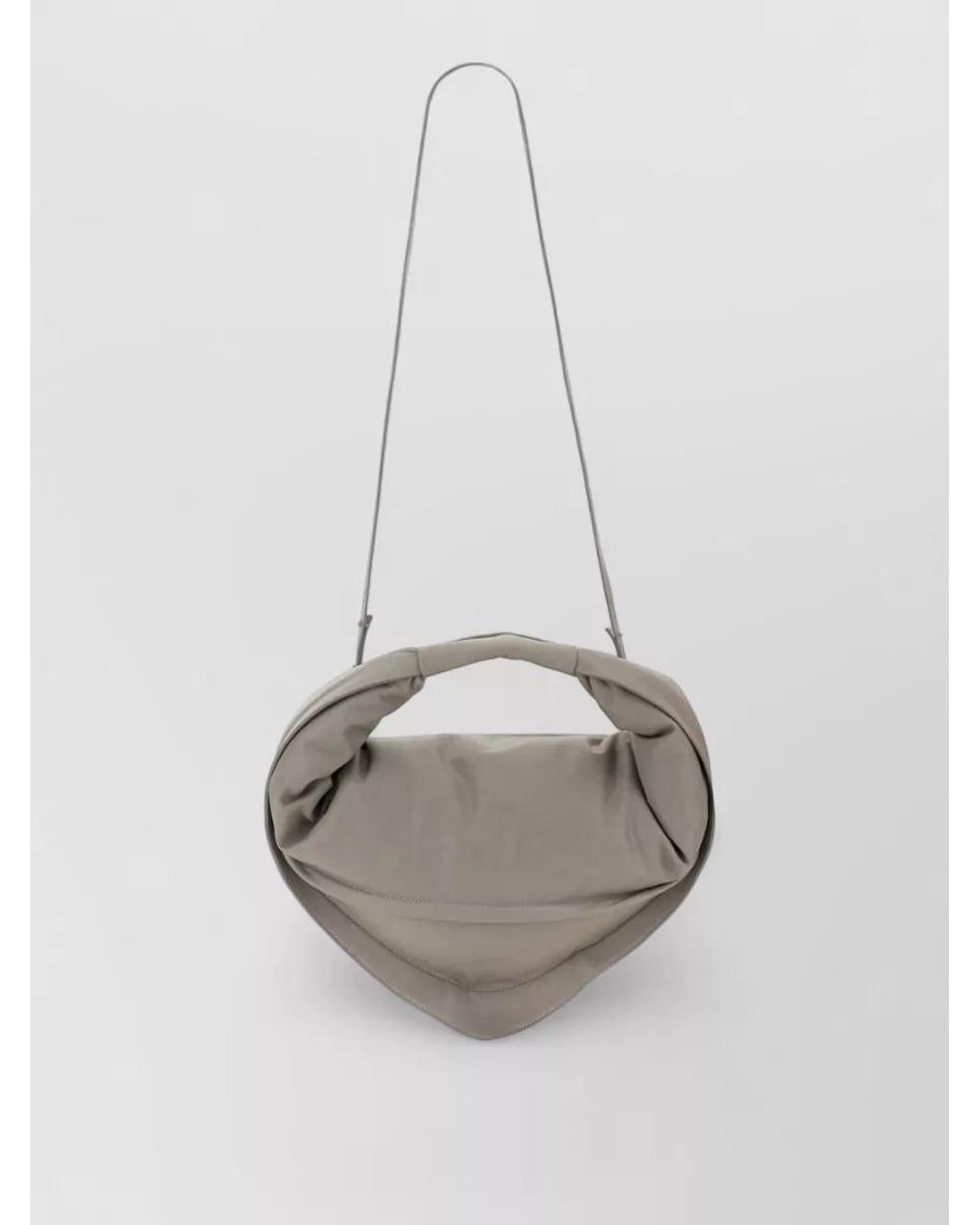 FEDERICO CINA White Calfskin Shoulder Bag