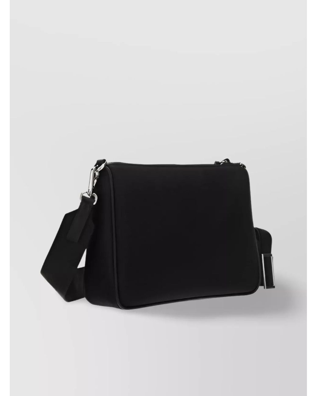 Prada Black Recycled Nylon Crossbody Bag for men