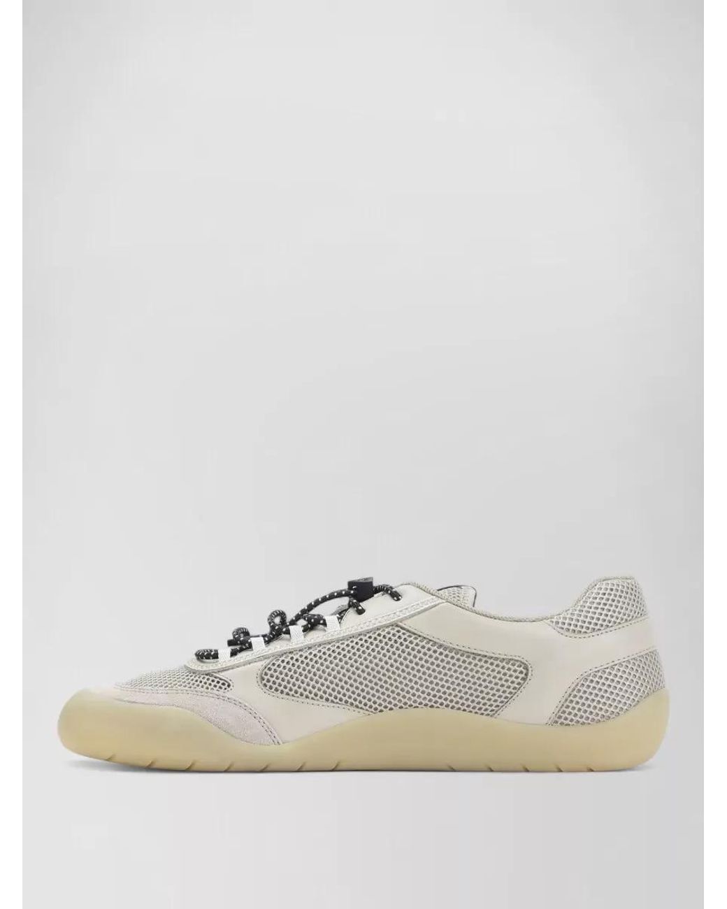 Prada Multicolor Leather And Mesh Low-Top Sneakers for men
