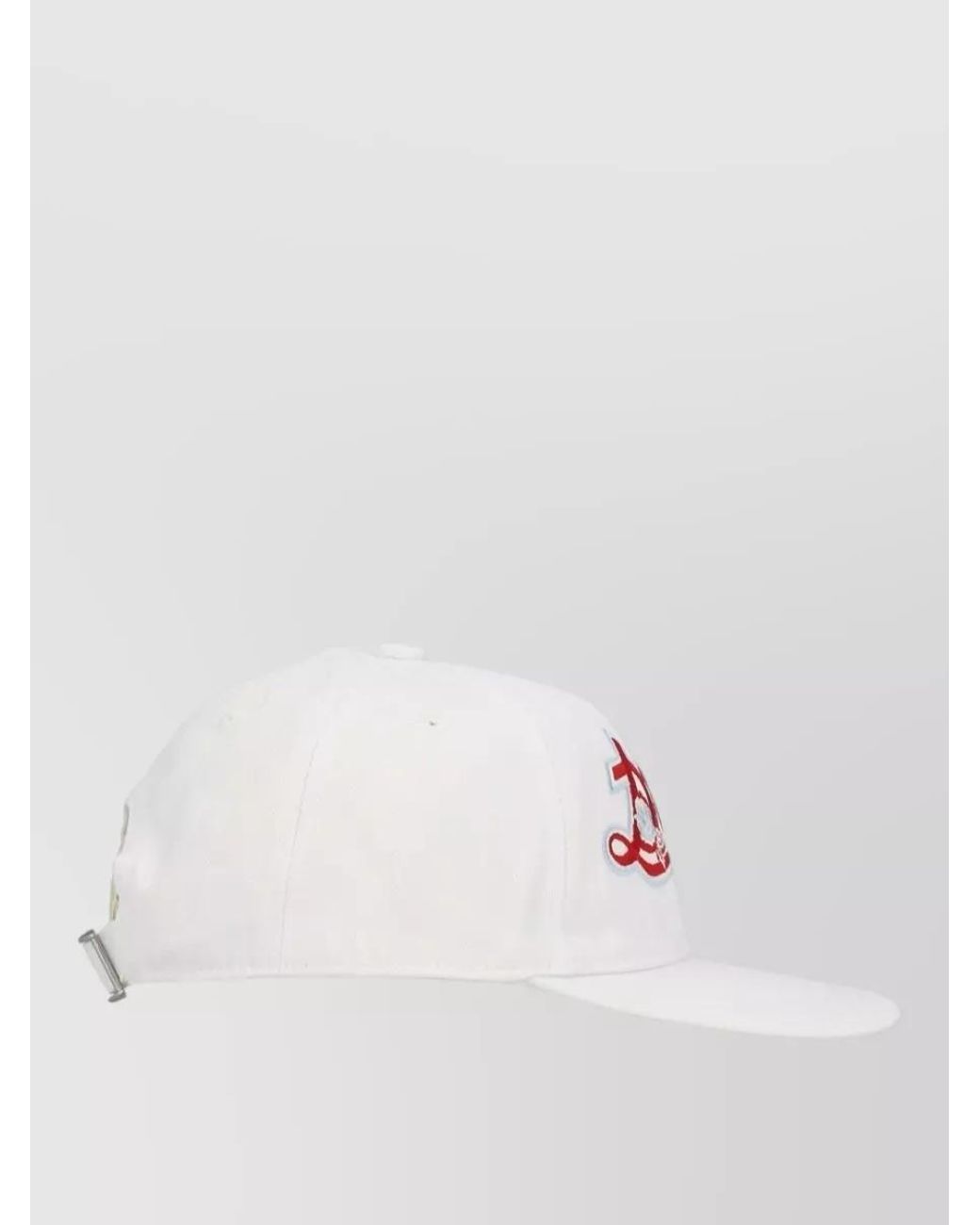 Drole de Monsieur Red Cotton Baseball Cap for men