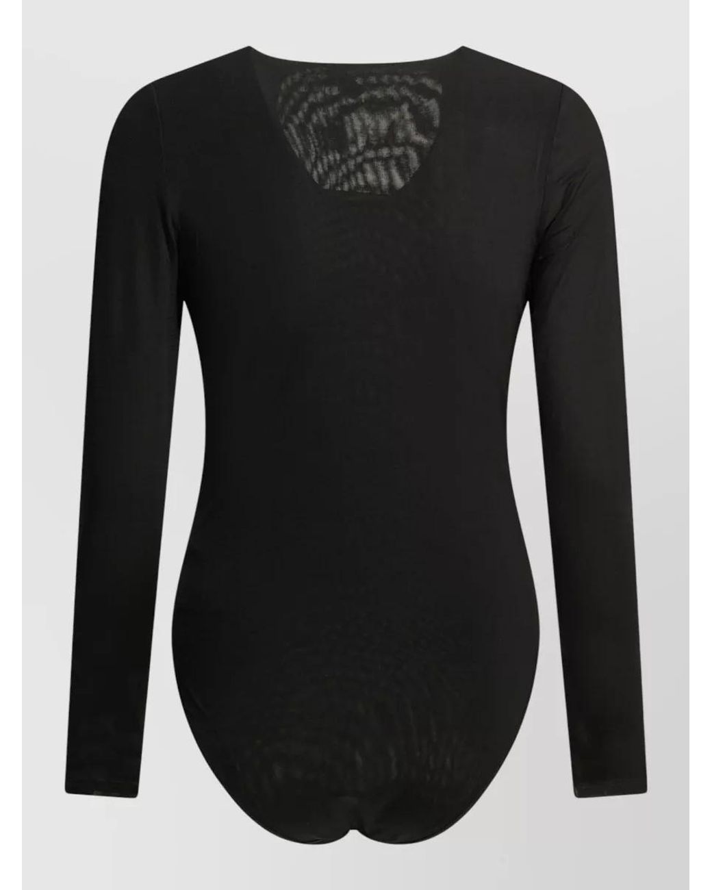 Zimmermann Black Long-Sleeve Bodysuit