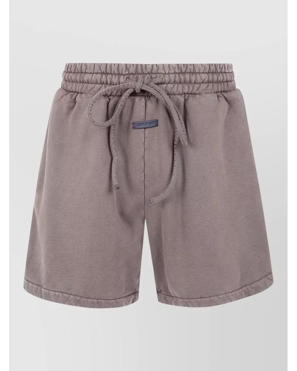 Fear Of God Gray Cotton Bermuda Shorts