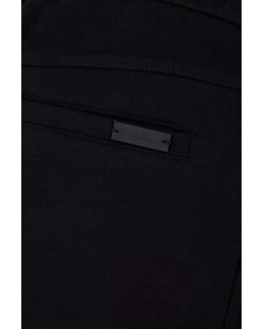 Saint Laurent Black Cotton Straight-Leg Track Pants for men